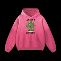 GAD Pink Flower Hoodie